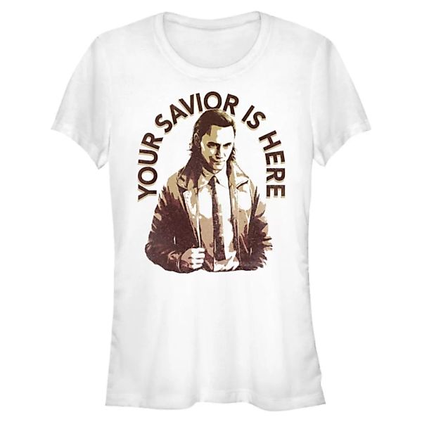 Marvel - Loki - Loki Your Savior Is Here - Frauen T-Shirt günstig online kaufen