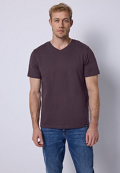 STREET ONE MEN T-Shirt mit V-Ausschnitt günstig online kaufen