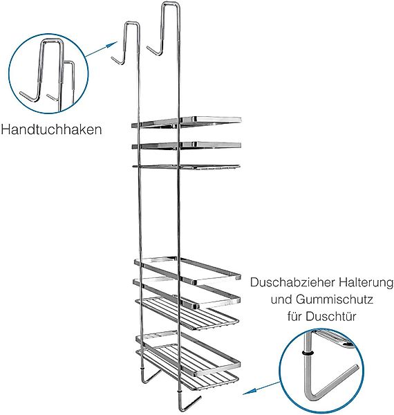 Euroshowers GmbH Duschablage Duschablage, 1-tlg., Duschablage günstig online kaufen