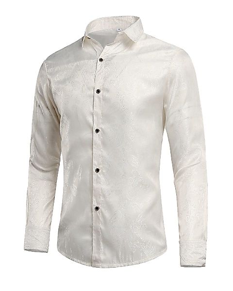 Allthemen Langarmhemd Herren Freizeithemd Regular Fit günstig online kaufen