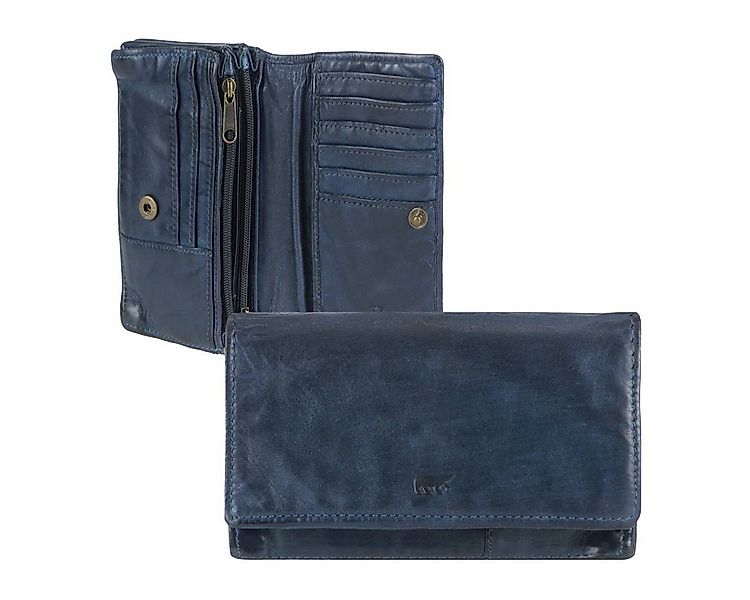 Bear Design Geldbörse "Emma" knautschiges Leder Geldbeutel Damen mit RFID S günstig online kaufen