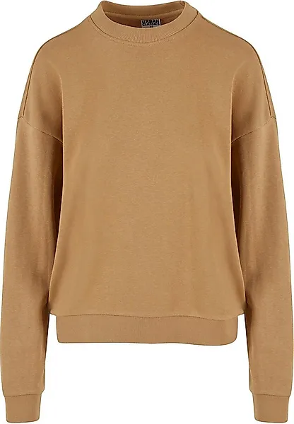 URBAN CLASSICS Sweater Urban Classics Damen Ladies Oversized Light Terry Cr günstig online kaufen