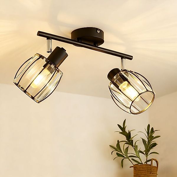 Nettlife Deckenstrahler Kristall Vintage Industrial Deckenspot günstig online kaufen