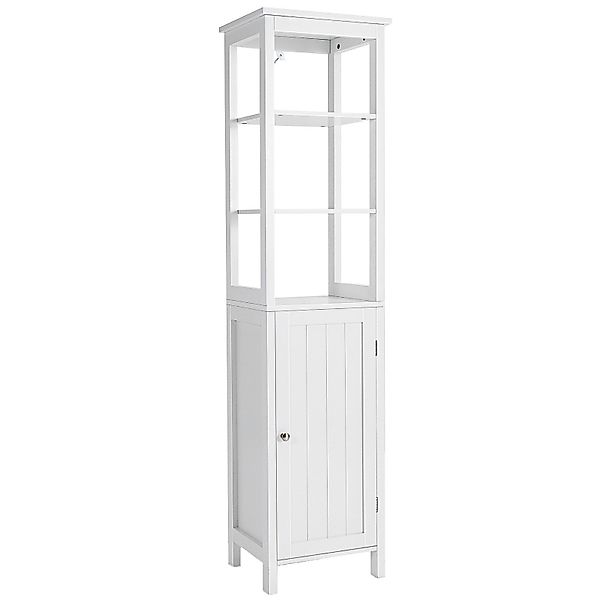 COSTWAY Hochschrank Badezimmerschrank, verstellbares Regal, schmal, günstig online kaufen