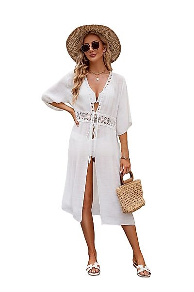 RWEUOQ Strandkleid Strandkleid Damen Tunika mit günstig online kaufen