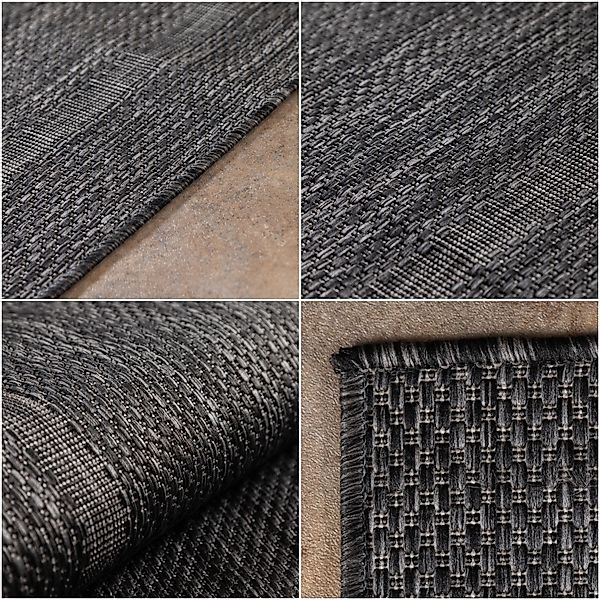 Carpettex Outdoorteppich Unicolor - Einfarbig, Rund, Höhe: 5 mm, Rund Outdo günstig online kaufen