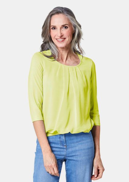GOLDNER Shirtbluse Chiffon-Shirt mit 3/4-Arm, Rundhals günstig online kaufen