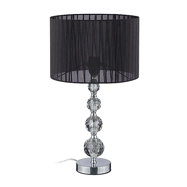 relaxdays Tischleuchte Tischlampe Kristall günstig online kaufen