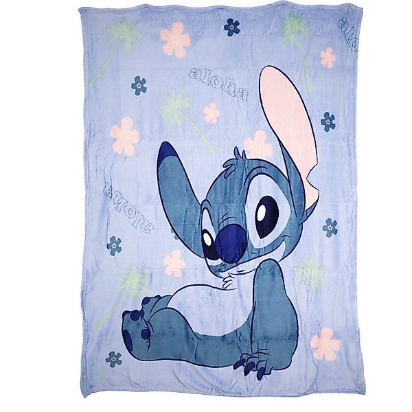 Wohndecke Lilo und Stitch Flanell Wohndecke günstig online kaufen