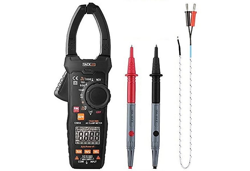 TACKLIFE Strommessgerät, 9,8 Zoll Länge Auto Range 6000 Zähler Stromzange günstig online kaufen