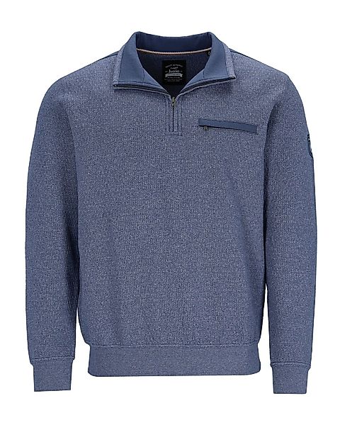 Hajo Sweatshirt Troyersweatshirt in Cloqué-Gewebe - günstig online kaufen