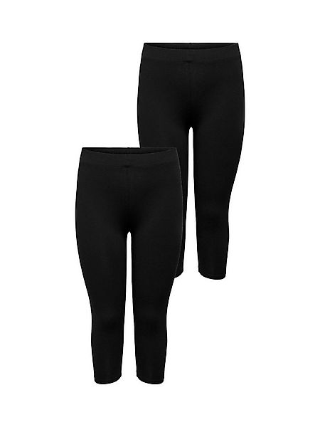 ONLY CARMAKOMA Leggings 2er-SET 3/4 Stretch Übergrößen (2-tlg) 2er-SET CART günstig online kaufen