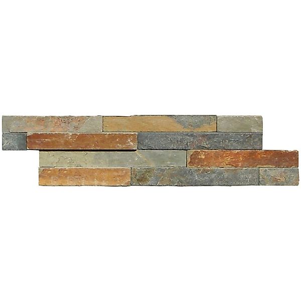 Wandverblender Schiefer Multicolor 40 cm x 10 cm - 0,432 m² günstig online kaufen
