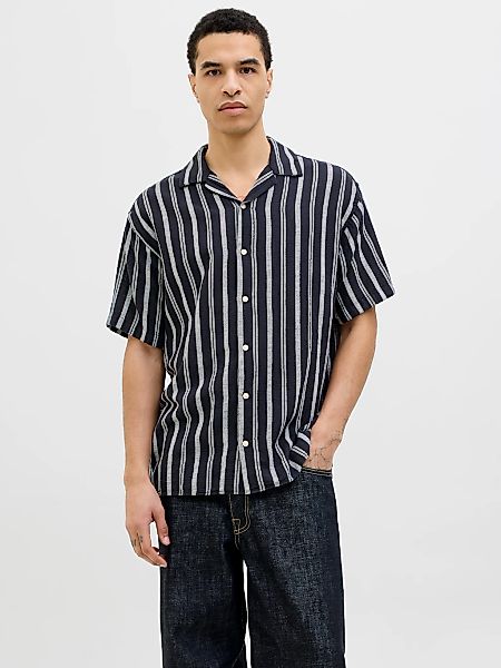 Jack & Jones Kurzarmhemd "JJEENZO STRIPE RESORT SHIRT SS SN", mit Streifen günstig online kaufen