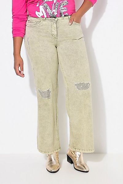 Angel of Style 5-Pocket-Jeans Jeans weites Bein Destroy-Effekte 5-Pocket günstig online kaufen