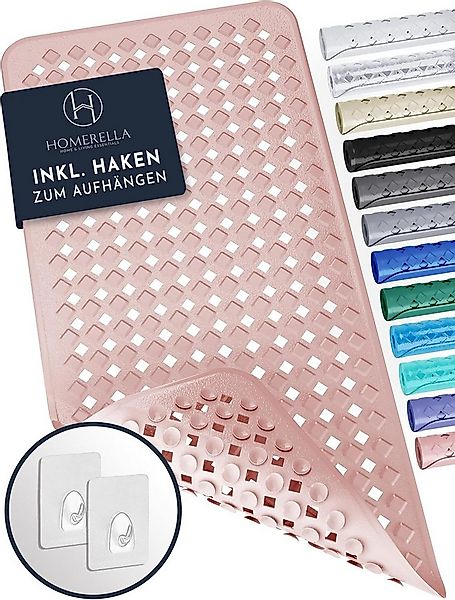 Homerella Badematte rutschfest Hautsensitiv 88x39cm, INKL. AUFHÄNGUNG, Anti günstig online kaufen