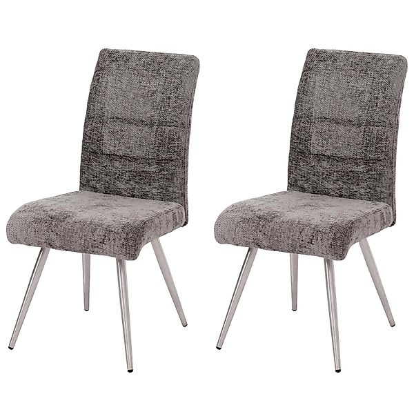 MCW Esszimmerstuhl G55 2er-Set Dunkelgrau günstig online kaufen