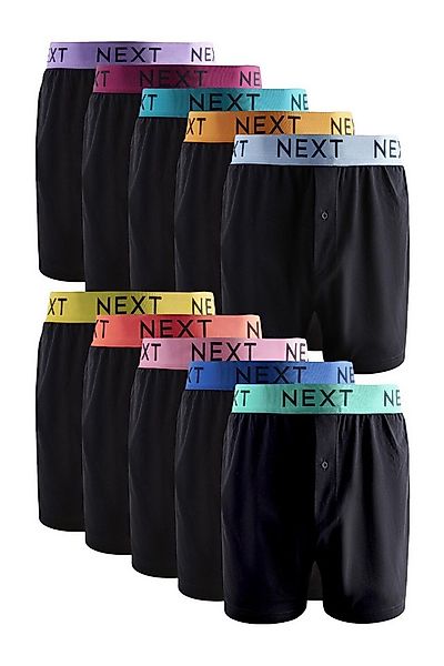 Next Boxershorts Lockere Boxershorts aus 100 % Baumwolle, 10er-Pack (10-St) günstig online kaufen