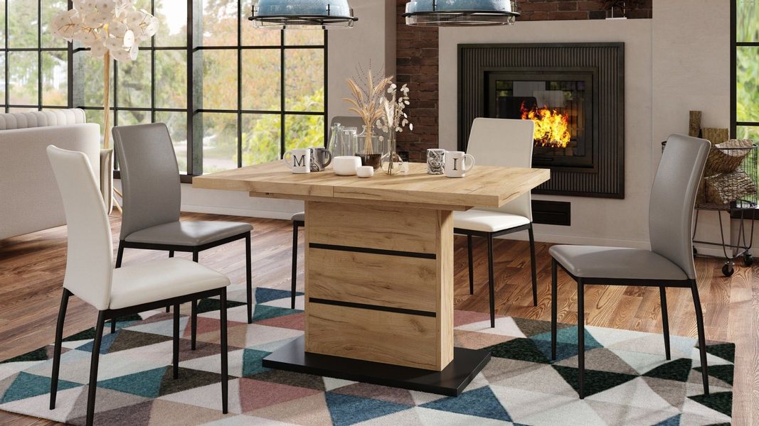 Mazzoni Esstisch Design Piano Tisch Eiche günstig online kaufen