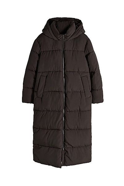 The Set Langmantel The Set Langer, wattierter Maximantel mit Kapuze (1-tlg) günstig online kaufen