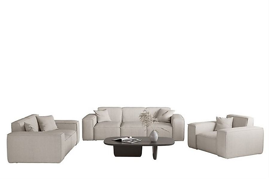 Fun Möbel Polstergarnitur Sofaset Designersofa CELES günstig online kaufen