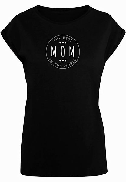 Merchcode T-Shirt Merchcode Damen Ladies Mothers Day - The best mom T-Shirt günstig online kaufen