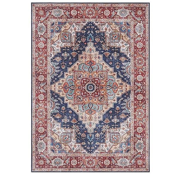 NOURISTAN Teppich Vintage Teppich Sylla Indigoblau, rechteckig, Höhe: 5 mm günstig online kaufen