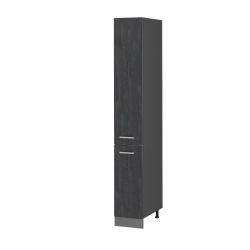 Vicco Hochschrank R-Line, Schwarz Beton/Anthrazit, 30 günstig online kaufen