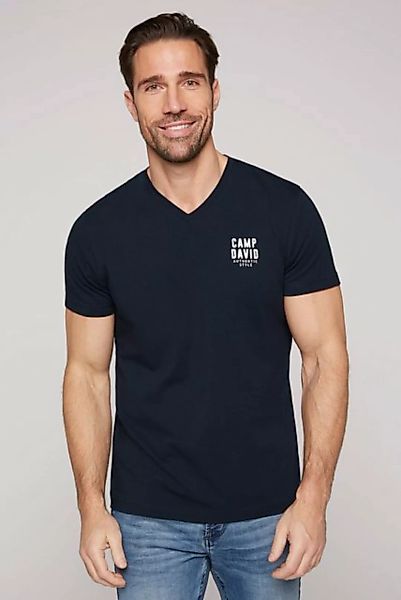 CAMP DAVID V-Shirt mit Elasthan-Anteil günstig online kaufen