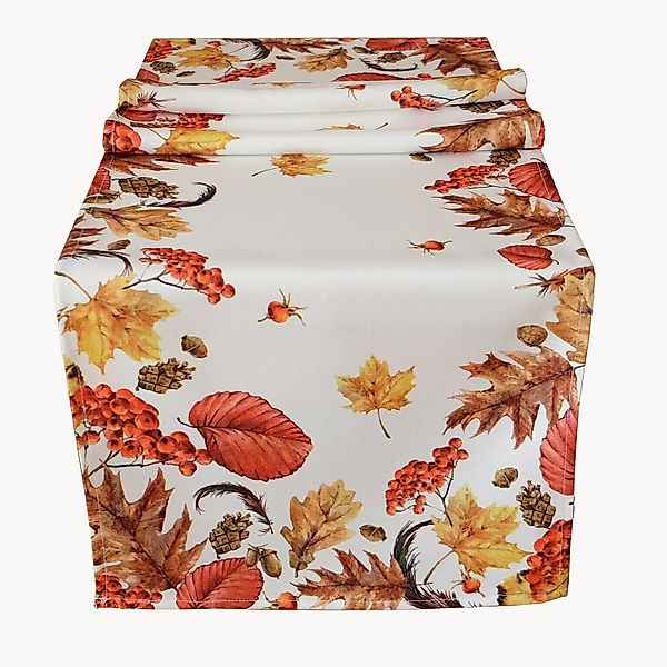 texpot Tischdecke Druckmotiv Herbstblätter Herbst Blätter günstig online kaufen