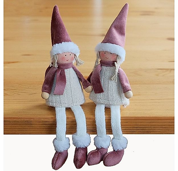 matches21 HOME & HOBBY Dekofigur Kantenhocker Wichtel 2er Deko Weihnachten günstig online kaufen