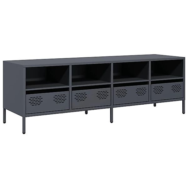 vidaXL TV-Schrank Anthrazit 135x39x43,5 cm Kaltgewalzter Stahl 851330 günstig online kaufen