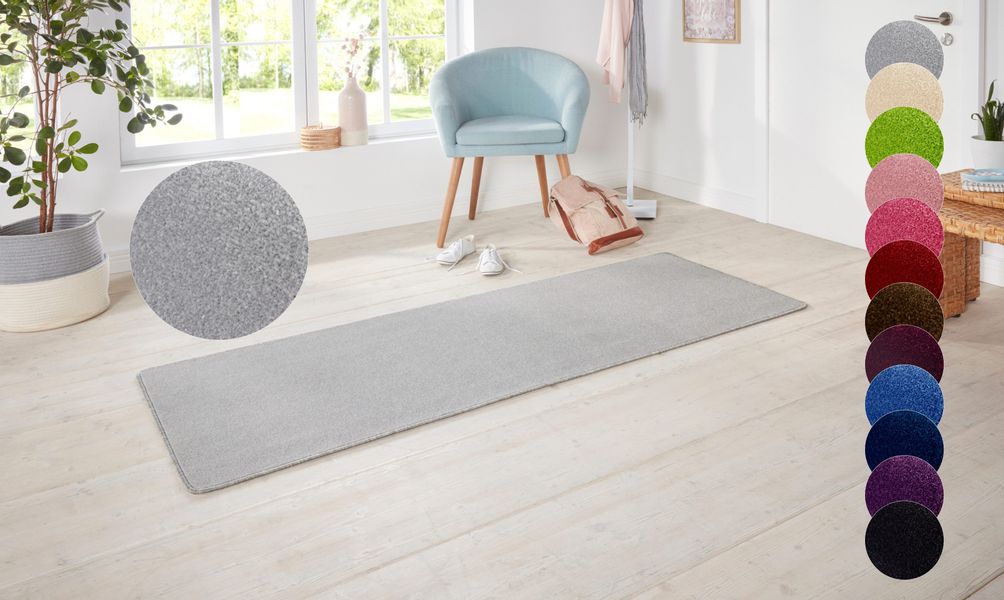 HANSE Home Teppich "Shashi" rechteckig 8,5 mm Höhe Kurzflor, Unifarben, Läu günstig online kaufen