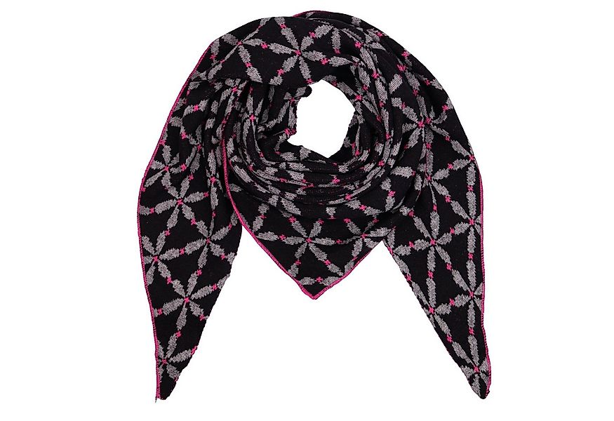 MIRROSI Dreieckstuch kuschliger und warmer Dreiecksschal ca.200x85 cm, (Blu günstig online kaufen