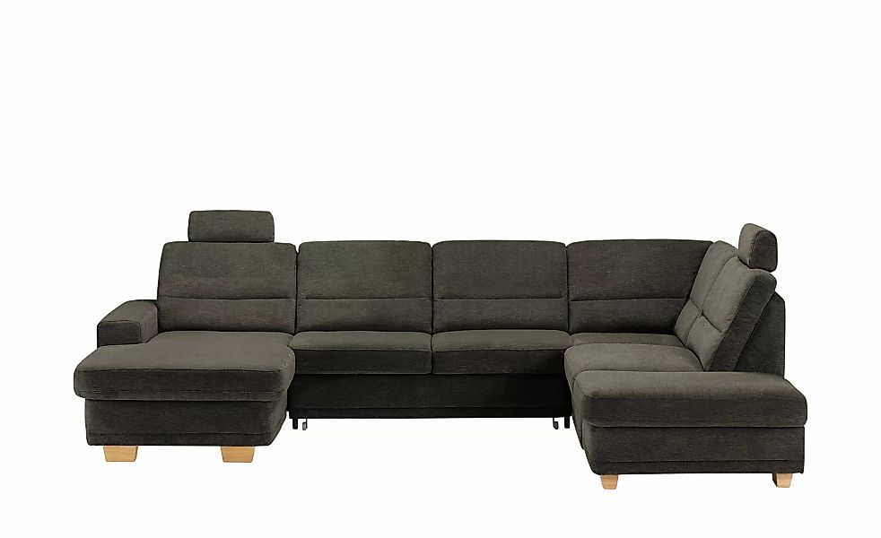 meinSofa Wohnlandschaft aus Mikrofaser Marc ¦ braun ¦ Maße (cm): B: 311 H: günstig online kaufen