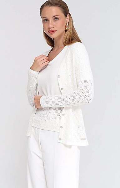Passioni 2-in-1-Strickjacke Twinset mit Strukturmuster günstig online kaufen