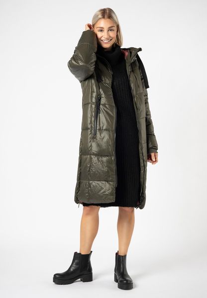 SUBLEVEL Wintermantel Langer Damen Steppmantel mit günstig online kaufen