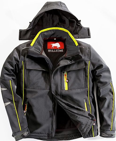 Bullstar Softshelljacke Bullstar Winter-Softshelljacke ULTRA schwarz günstig online kaufen