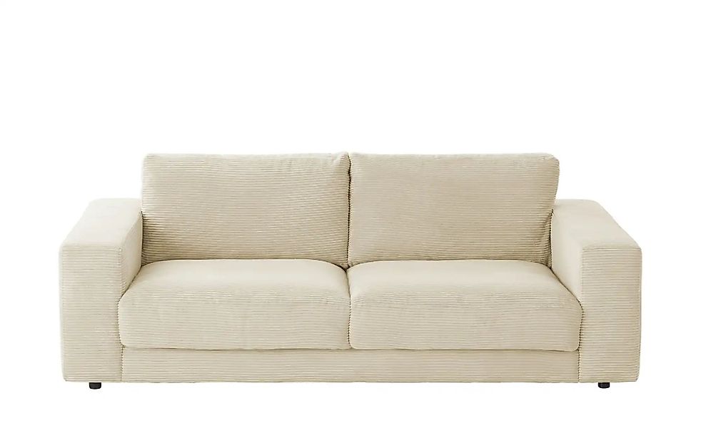 Jette Home Cordsofa  Sila ¦ creme ¦ Maße (cm): B: 230 H: 85 T: 127.0 Polste günstig online kaufen