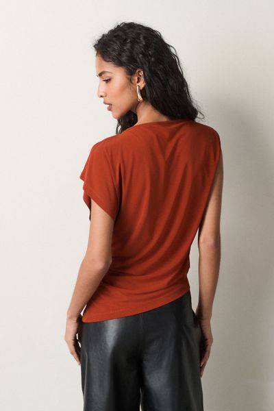 Next Blusentop Asymmetrisches, drapiertes Oberteil mit günstig online kaufen