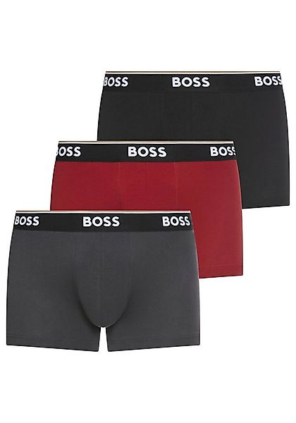 BOSS Trunk 3P Power (Packung, 3-St) mit BOSS Schriftzug auf dem Bund günstig online kaufen