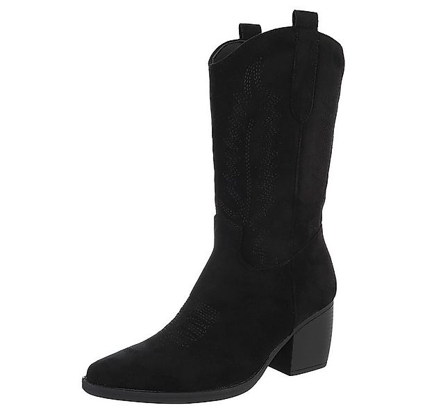 Ital-Design Stilvolle Damenstiefel aus hochwertigem Material Westernstiefel günstig online kaufen