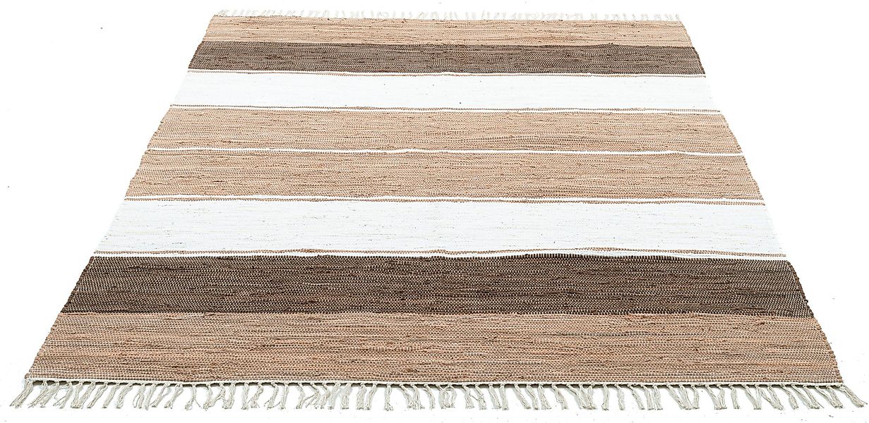 THEKO Teppich Stripe Cotton, rechteckig, Höhe: günstig online kaufen