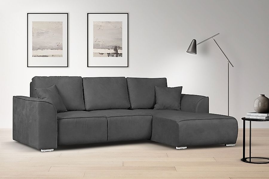 INOSIGN Ecksofa "BEATRICE optionale Schlafsofa mit Bettkasten, B/T/H: 265/1 günstig online kaufen