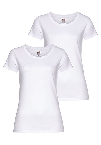 Fruit of the Loom Rundhalsshirt Lady Fit Premium (Packung, 2-tlg., 2er-Pack günstig online kaufen