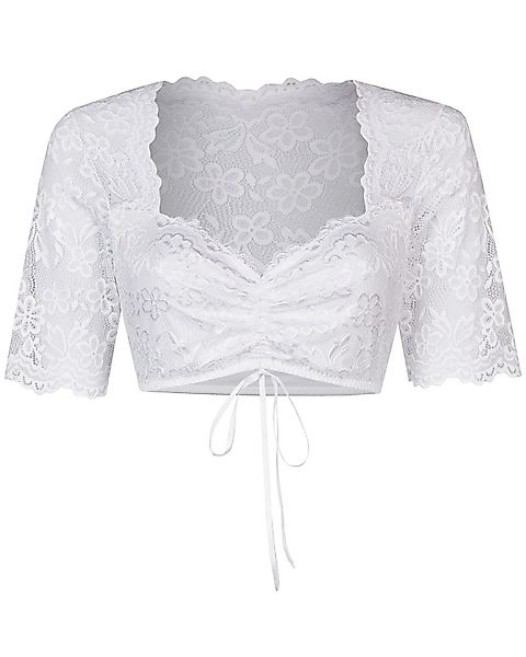 Nina Von C. Dirndlbluse Halbarm Spitzen günstig online kaufen