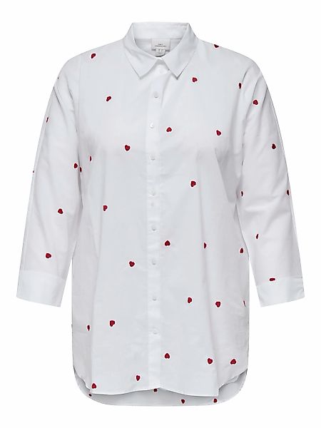 ONLY CARMAKOMA Langarmbluse "CARNEW LINA GRACE LS EMB SHIRT WVN NOOS" Baumw günstig online kaufen