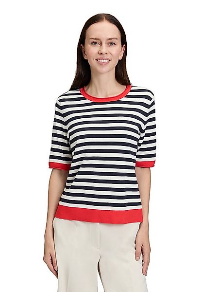 Betty Barclay Kurzarmshirt Damen Basic-Pullover mit Streifen (1-tlg) günstig online kaufen