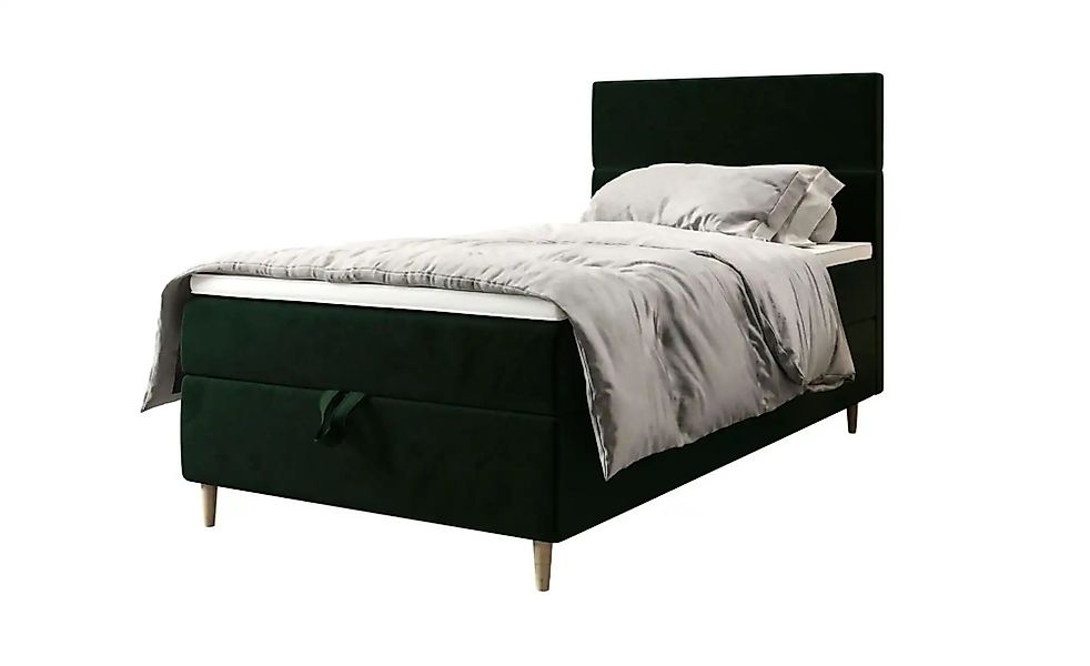 Boxbett mit Stauraum Flo ¦ grün ¦ Maße (cm): B: 90 H: 114 Betten > Komfortb günstig online kaufen