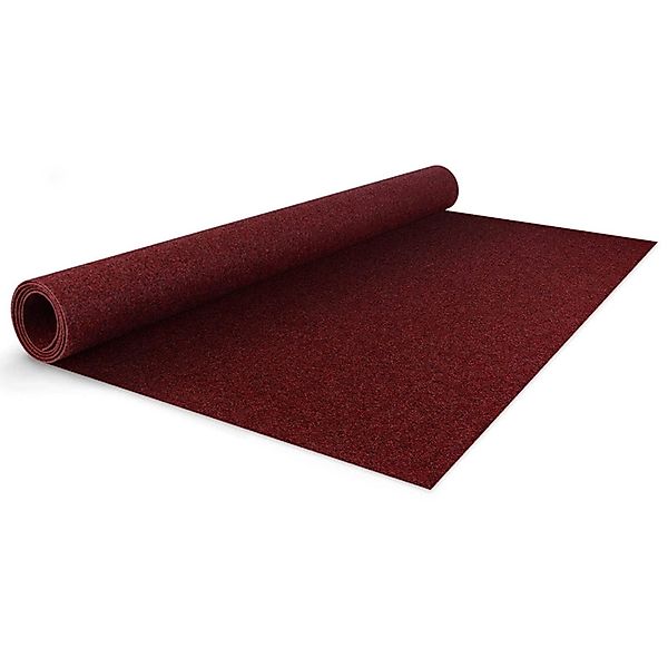 KARAT Individuell Zuschneidbarer Eventteppich Turbo Rot 100 x 1300 cm günstig online kaufen